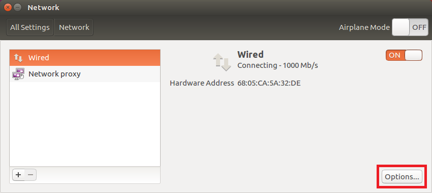 ubuntu edit properties
