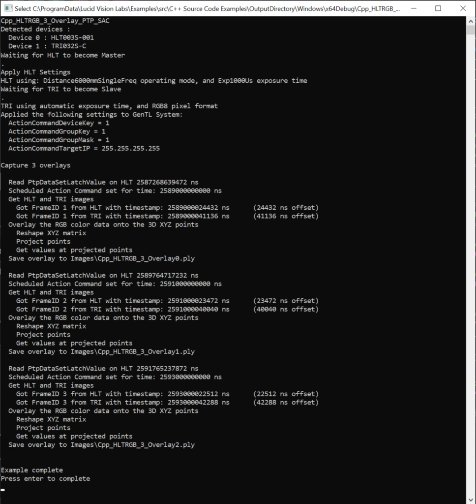 Sample Output 3 for PTP