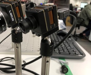 LUCID camera with stainless steel mount