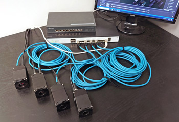 RDMA 10GigE Cameras using a Network Switch