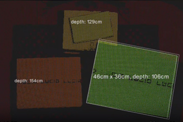app note dimensioning using pcl with helios2 camera